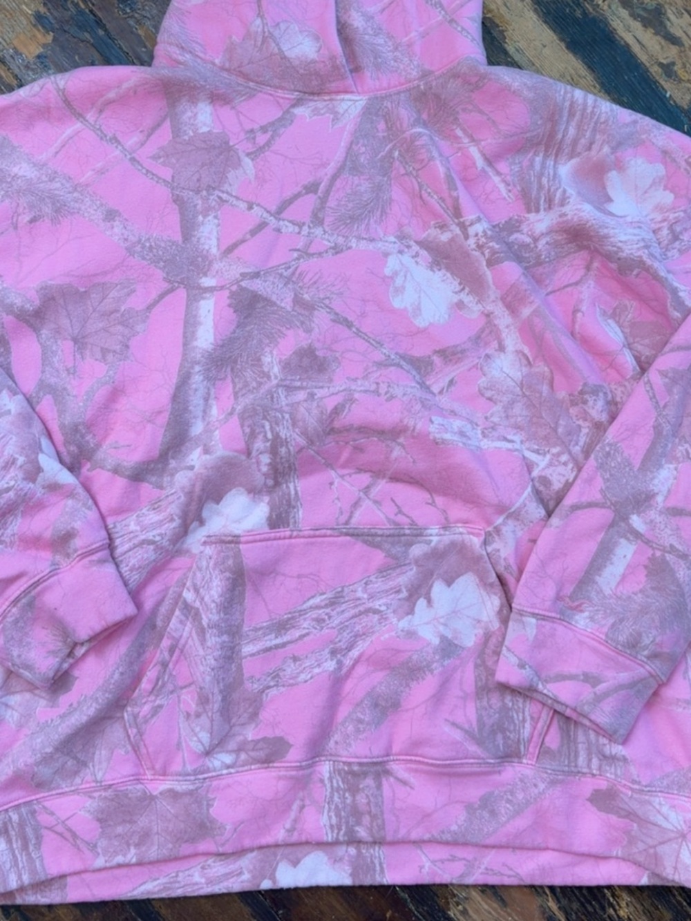 Pink Hollister XL NEVER WORN Camo Hoodie